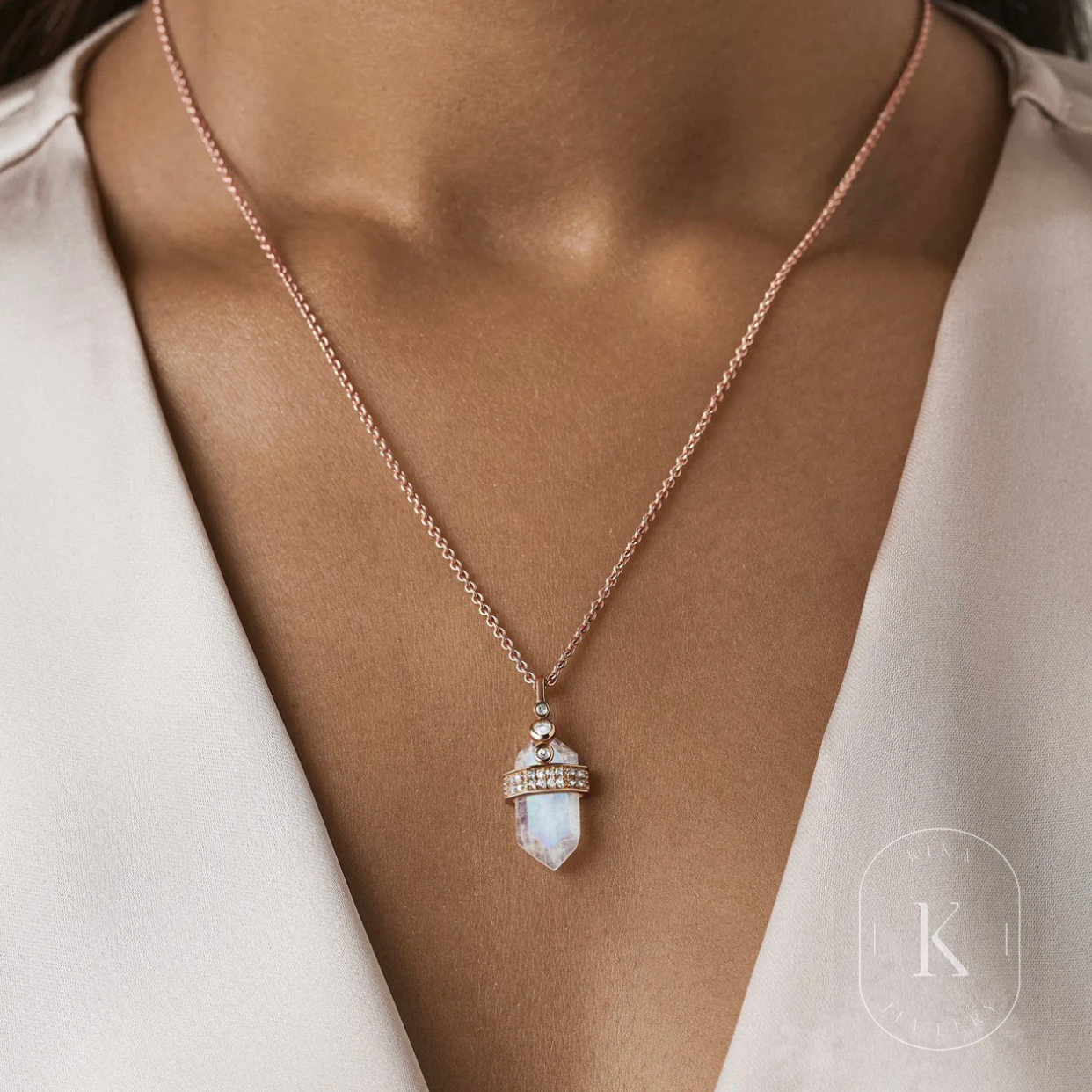 Necklace Moonstone - Diana