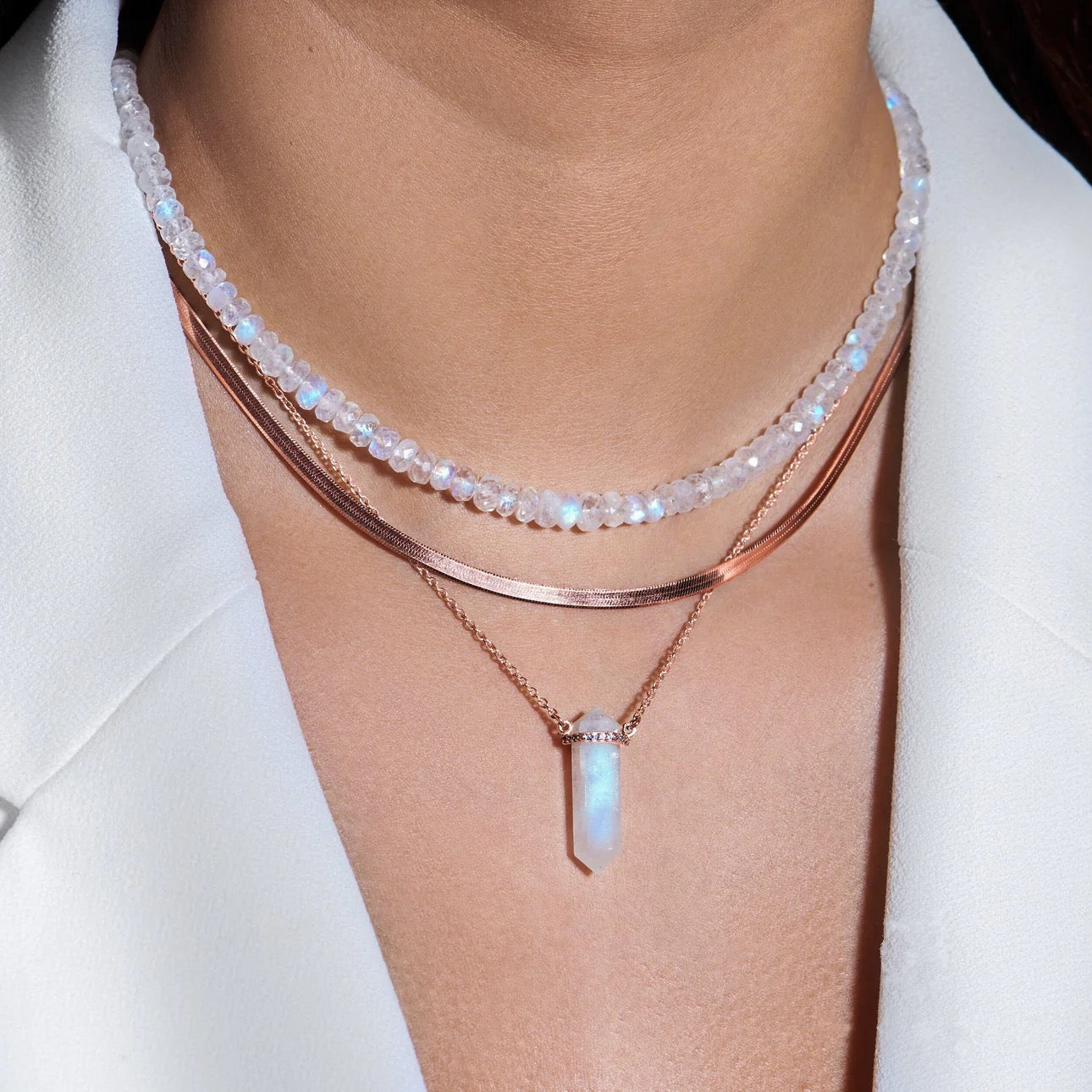 Necklace Moonstone - Libre